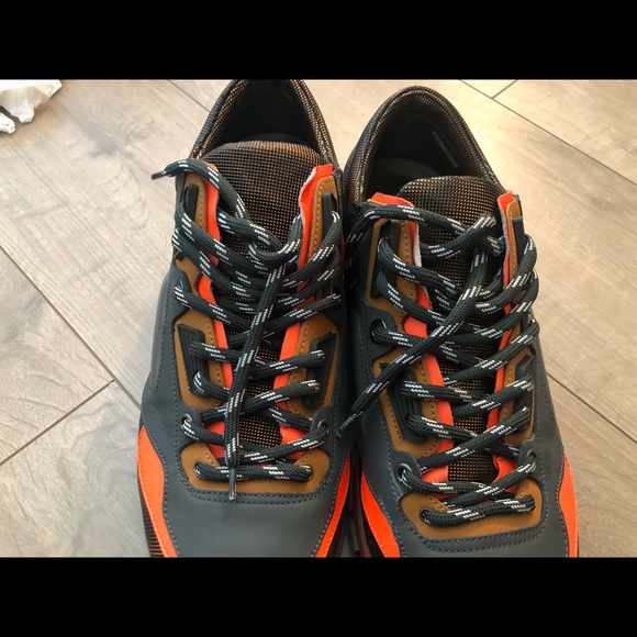 Men’s Lanvin grey/ orange trainers, size 11 us - Picture 5 of 8